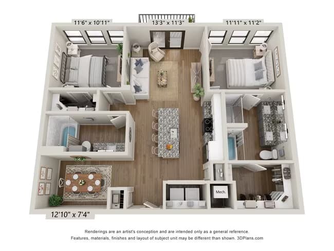 B2 3203 floor plan