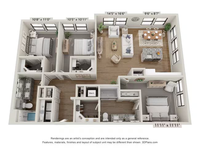 Unit 2209 2209 floor plan