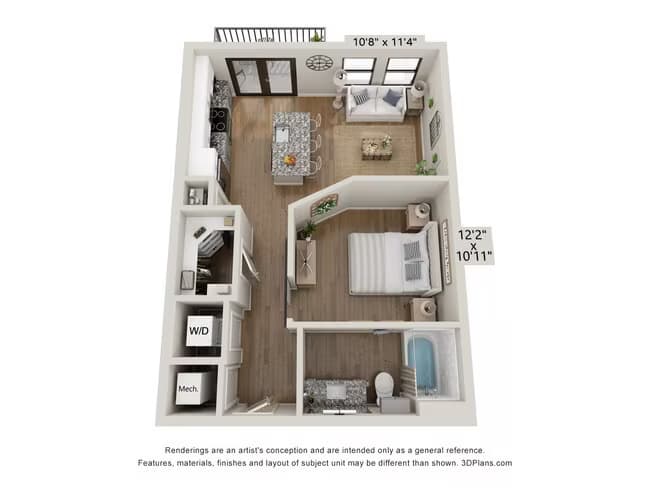 Unit 1437 1437 floor plan