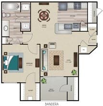 Bandera 0616 floor plan