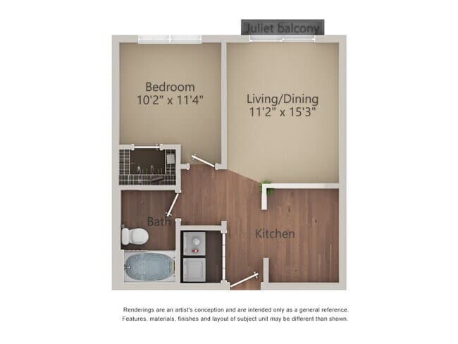 A2 Juliette 2206 floor plan