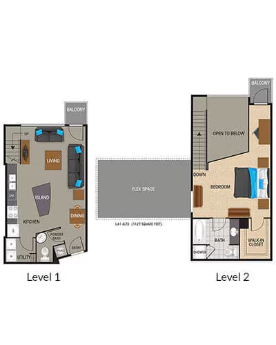 LA1R 2403 floor plan