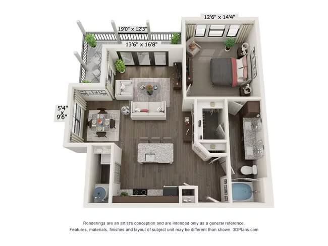 Unit 5301 3107 floor plan