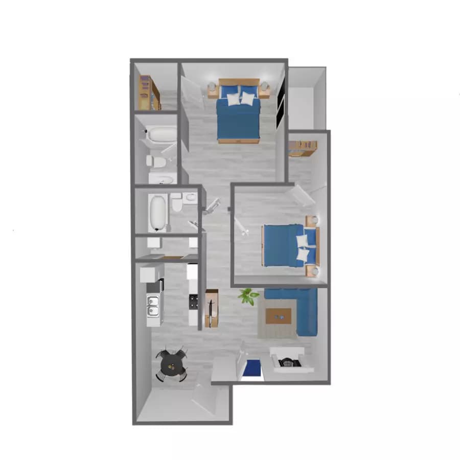 B1 Classic 5602-M floor plan