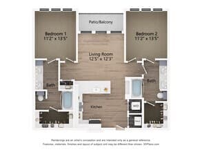B1 412 floor plan