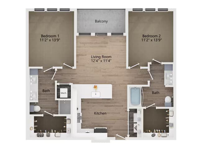 B2 466 floor plan
