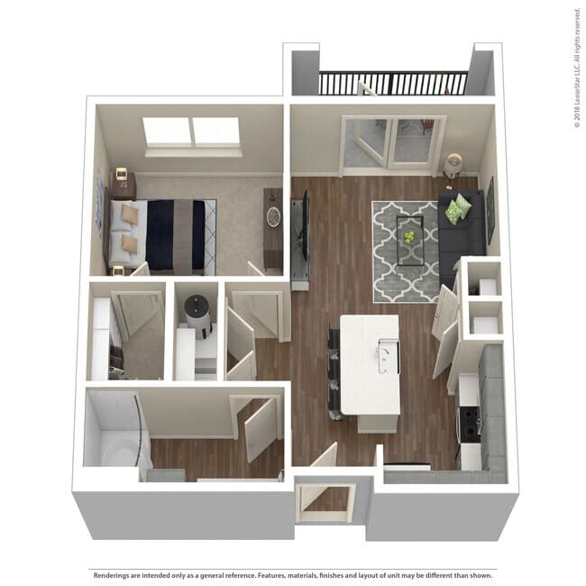 Unit 8114 1318 floor plan