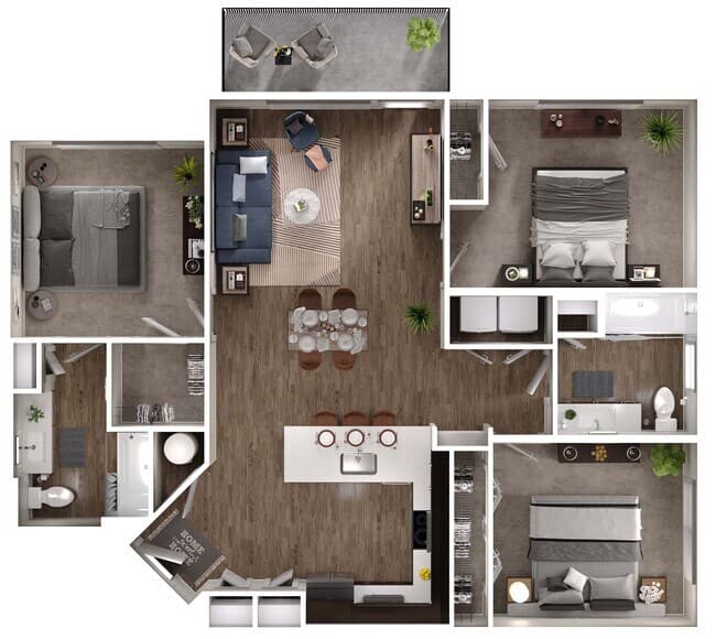 Unit 11110 01310 floor plan