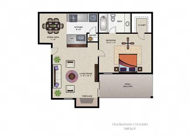 Unit 1042 1108 floor plan