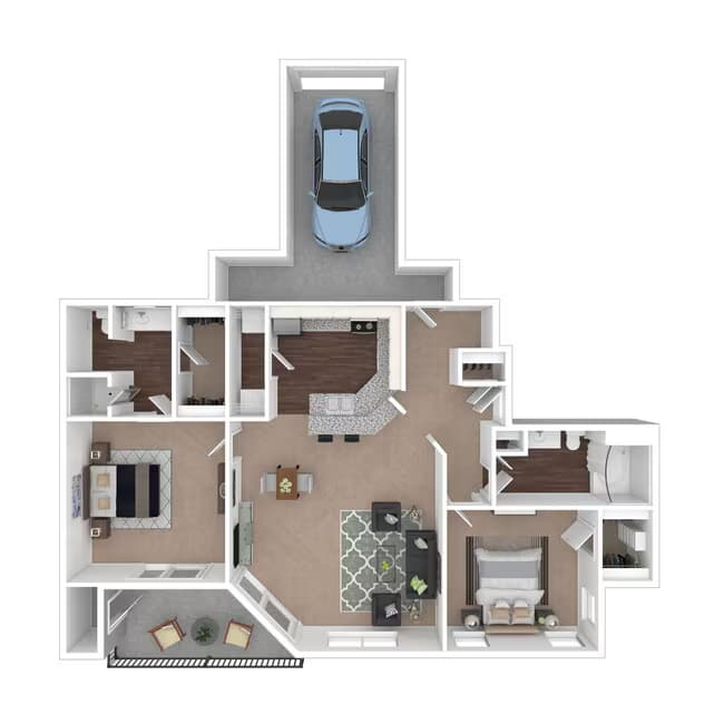 Unit 2416 3016 floor plan