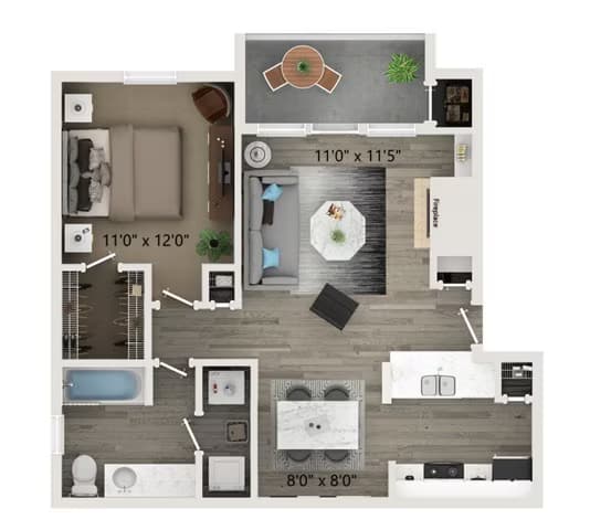 A1 8-802-1 floor plan