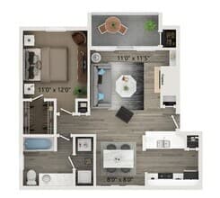 A1 8-804-1 floor plan