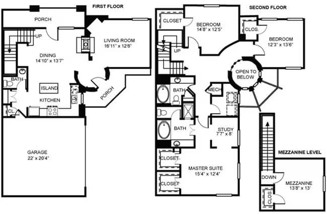 Unit 5562ZOR 5567FOR floor plan