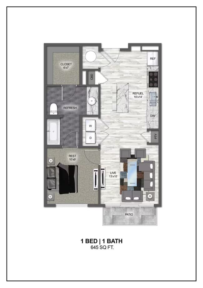 Unit 2121 2121 floor plan