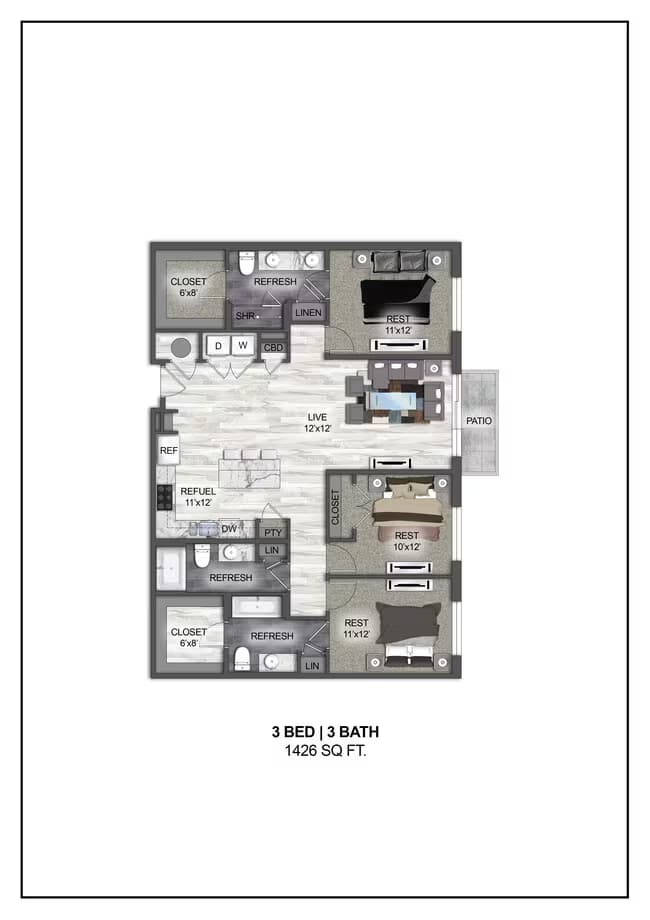 C1 1306 floor plan
