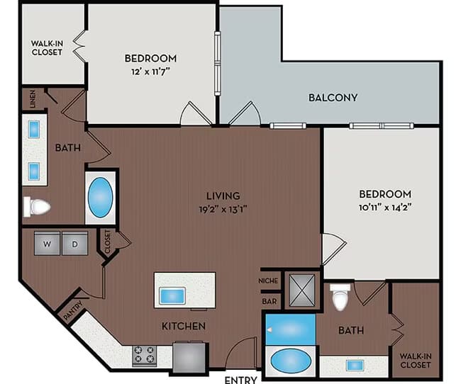 22F2A & 22F2B 4043-C floor plan