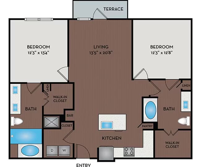 22F3A to 22F3C 3022-C floor plan