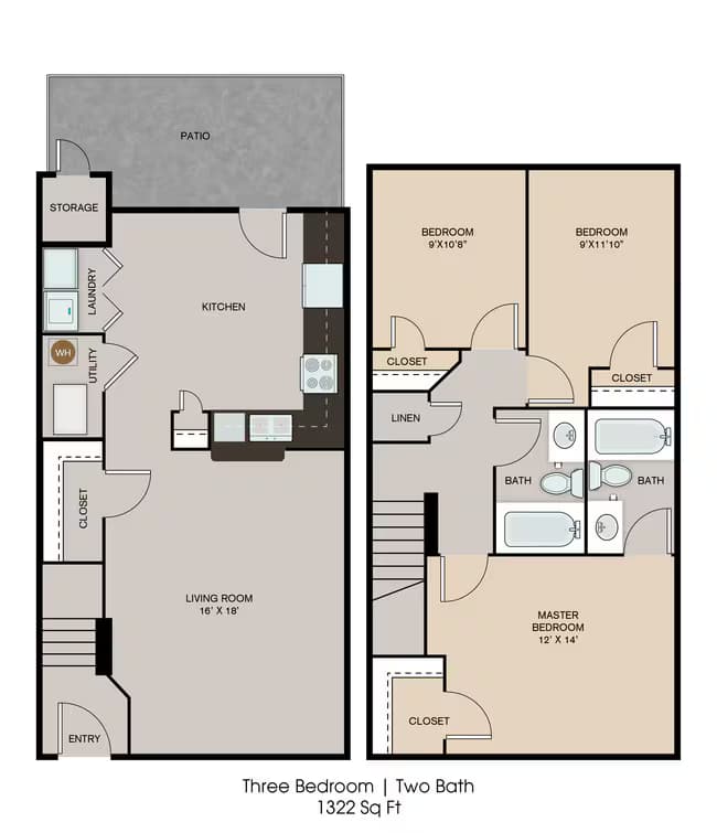 Unit 12-318 12-318 floor plan