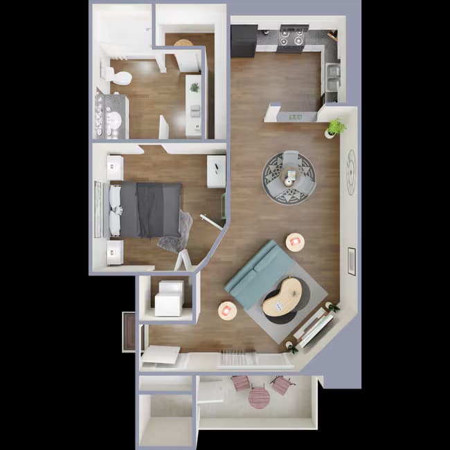 Unit 205 911 floor plan