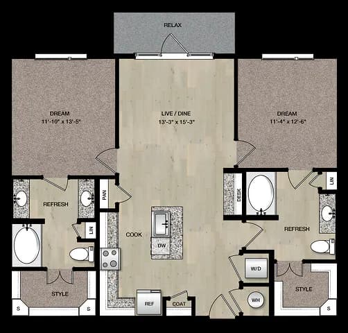 Unit 13-13234 15-15301 floor plan