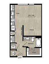 E1 15-15207 floor plan