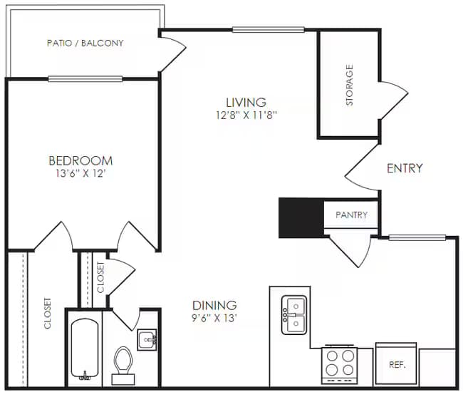 Unit 25-25C 10-10H floor plan