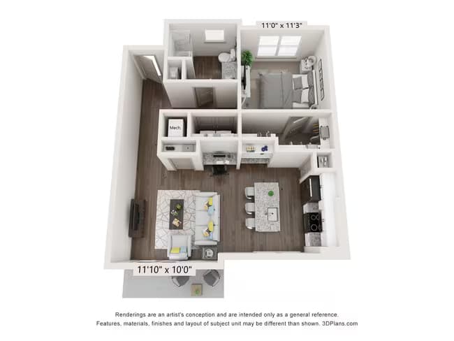 Unit 165A 165A floor plan