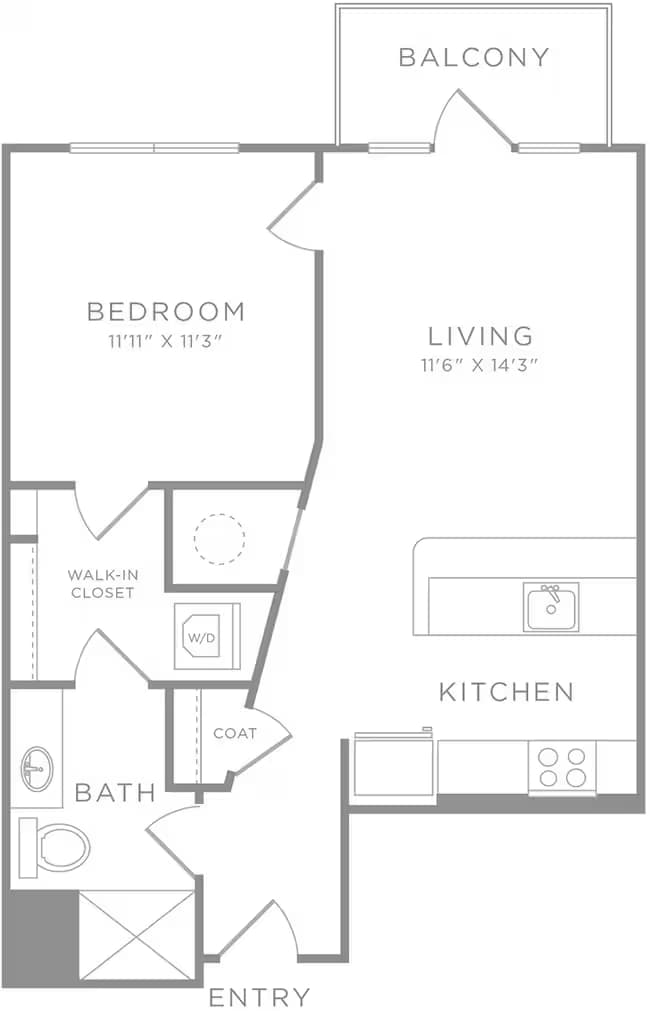 Unit 1-734 1-734 floor plan