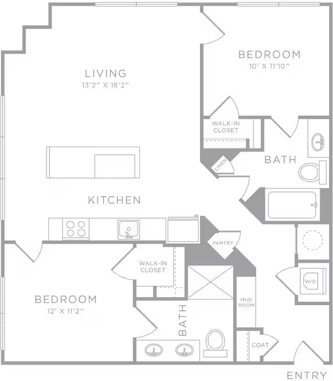 Unit 1-440 1-540 floor plan
