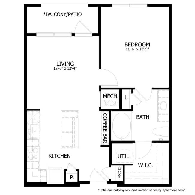 Unit 1066 1066 floor plan