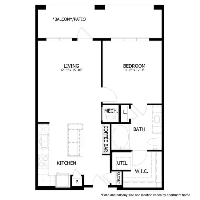 Unit 2041 2041 floor plan