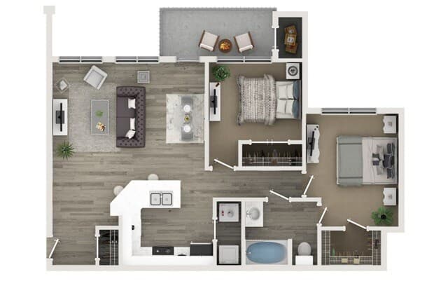 B1 2109-307 floor plan