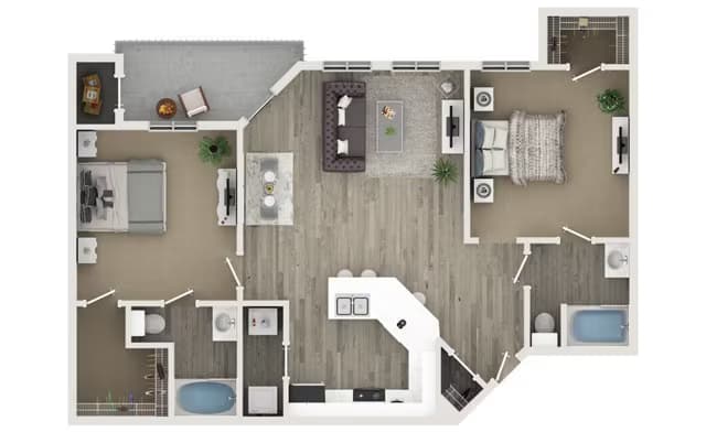 B3 2111-304 floor plan