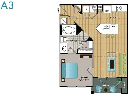 A3 0435 floor plan