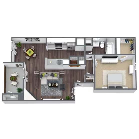 Unit 613 314 floor plan