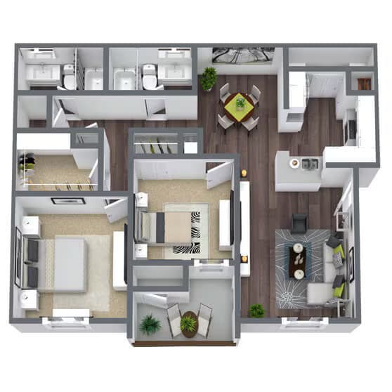 Unit 518 914 floor plan