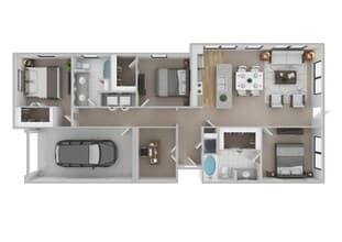 Los Angeles Garage 14106 floor plan
