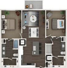 Soleil 02111 floor plan