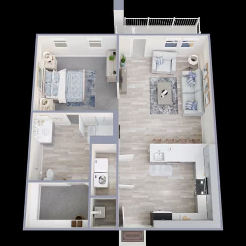 A1-HC 3117 floor plan
