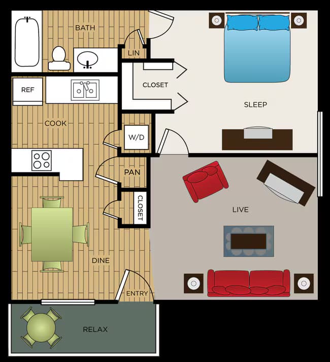 A1 0802 floor plan