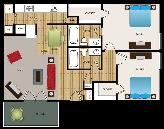 Unit 4704 4704 floor plan