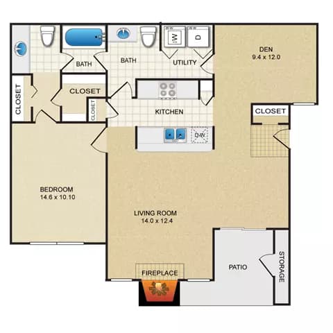 Unit 0824 0824 floor plan