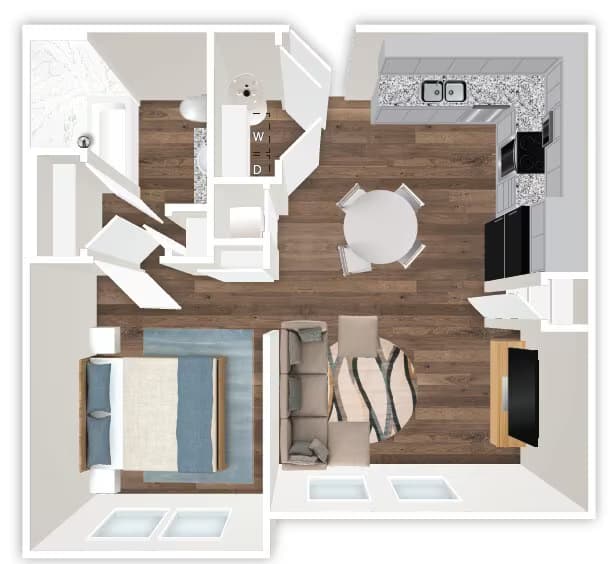 Unit 1315 1214 floor plan