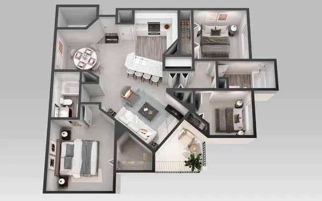Unit 1162 2127 floor plan