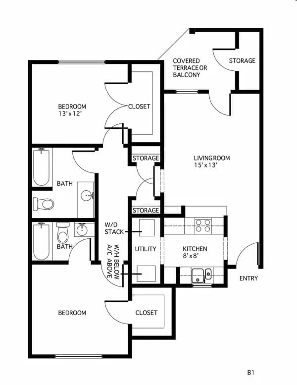 Unit 204 254 floor plan