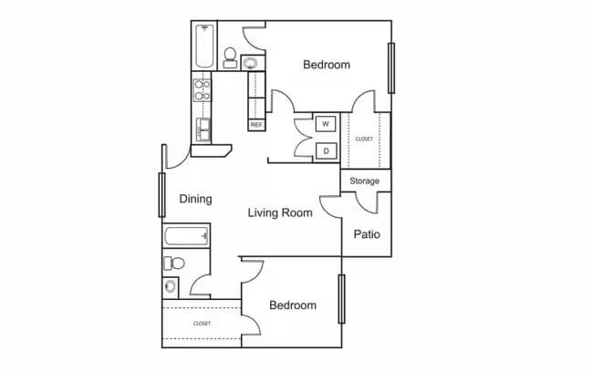 Unit 143 256 floor plan