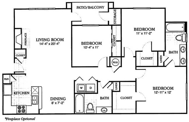 C1 824 floor plan