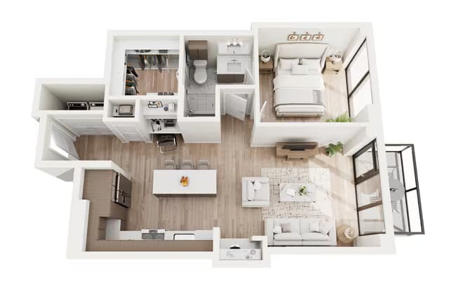 Unit 1-416 1-416 floor plan