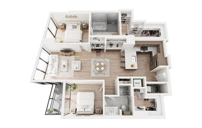 Unit 1-311 1-311 floor plan