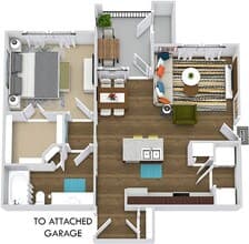 Hawthorn with Attached Garage 1018 floor plan